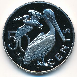 Виргинские острова, 50 центов (1976 г.)