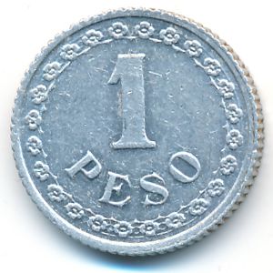 Paraguay, 1 peso, 1938