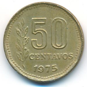 Аргентина, 50 сентаво (1975 г.)