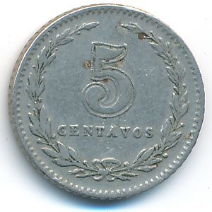 Argentina, 5 centavos, 1937