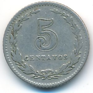 Argentina, 5 centavos, 1921