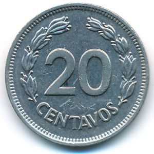 Эквадор, 20 сентаво (1978 г.)