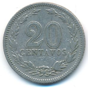 Аргентина, 20 сентаво (1926 г.)
