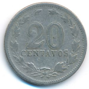 Аргентина, 20 сентаво (1938 г.)