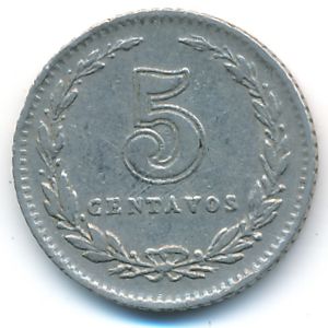 Argentina, 5 centavos, 1933