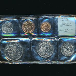 Новая Зеландия, Набор монет (1968 г.)