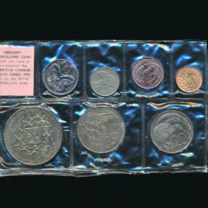 Новая Зеландия, Набор монет (1974 г.)