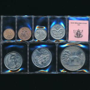Новая Зеландия, Набор монет (1977 г.)