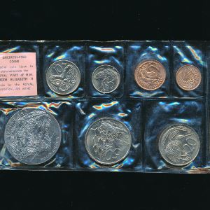 Новая Зеландия, Набор монет (1970 г.)
