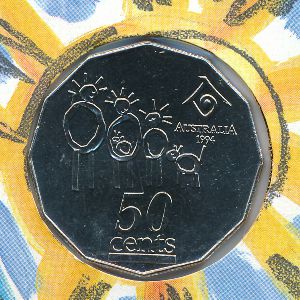 Australia, 50 cents, 1994