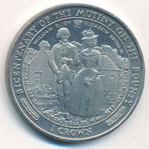 Остров Мэн, 1 крона (1989 г.)