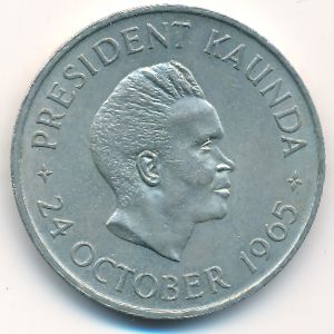 Замбия, 5 шиллингов (1965 г.)