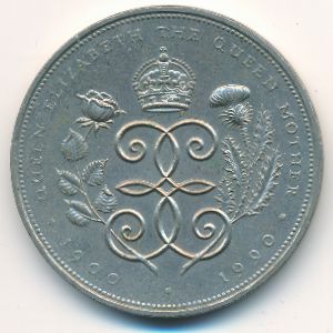 Великобритания, 5 фунтов (1990 г.)