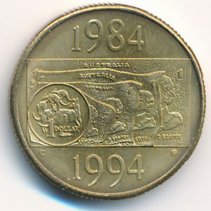 Австралия, 1 доллар (1994 г.)