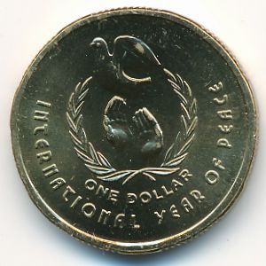 Австралия, 1 доллар (1986 г.)