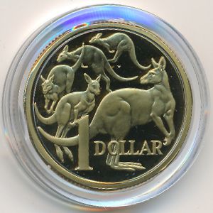 Австралия, 1 доллар (1984 г.)