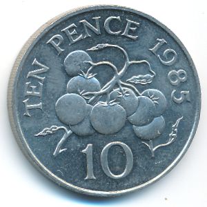 Гернси, 10 пенсов (1985 г.)