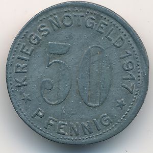 Гуммерсбах., 50 пфеннигов (1917 г.)