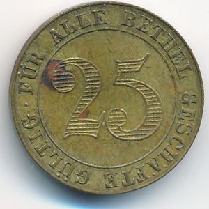 Бетель., 25 пфеннигов