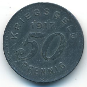 Бармен., 50 пфеннигов (1917 г.)