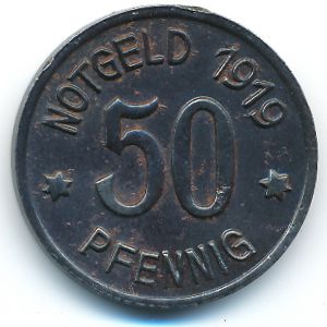Бинген-на-Рейне., 50 пфеннигов (1919 г.)