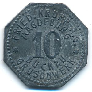 Магдебург., 10 пфеннигов