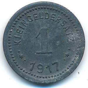 Eisleben., 1 пфеннинг, 1917