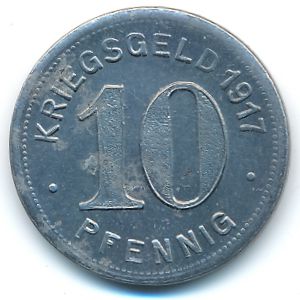 Эльберфельд., 10 пфеннигов (1917 г.)