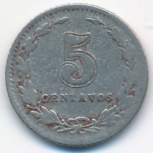 Аргентина, 5 сентаво (1937 г.)
