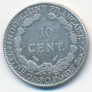 Французский Индокитай, 10 центов (1937 г.)