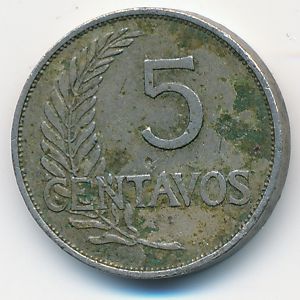 Перу, 5 сентаво (1941 г.)