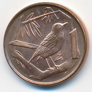 Каймановы острова, 1 цент (1999 г.)
