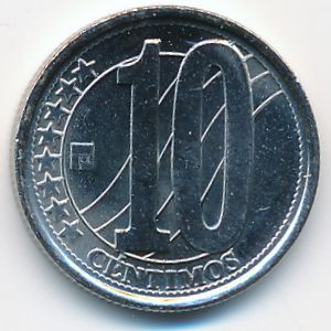 Венесуэла, 10 сентимо (2007 г.)