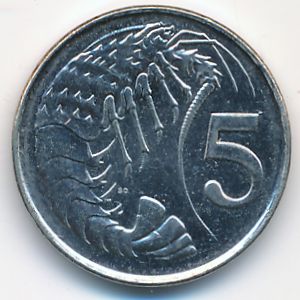 Каймановы острова, 5 центов (1999 г.)