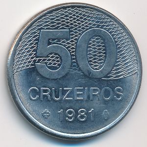 Бразилия, 50 крузейро (1981 г.)