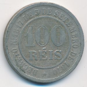 Бразилия, 100 рейс (1888 г.)