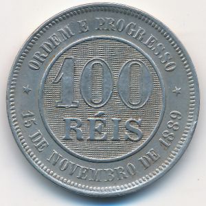 Бразилия, 100 рейс (1889 г.)