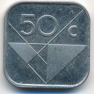 Аруба, 50 центов (2014 г.)