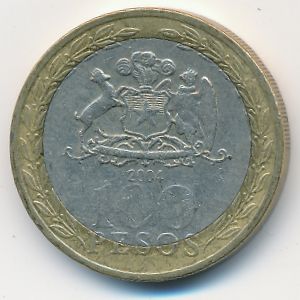 Чили, 100 песо (2004 г.)