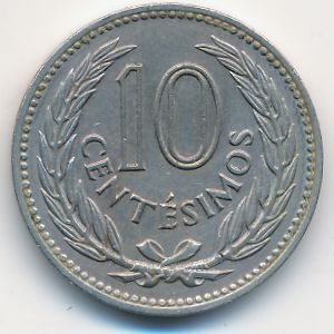 Уругвай, 10 сентесимо (1953 г.)