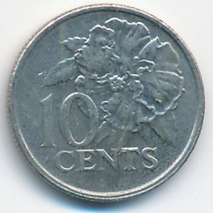 Тринидад и Тобаго, 10 центов (2002 г.)