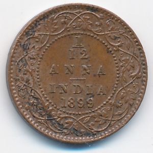 Британская Индия, 1/12 анны (1899 г.)