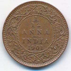 Британская Индия, 1/12 анны (1901 г.)