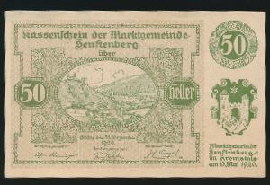 Austria Notgelds, 50 геллеров, 1920