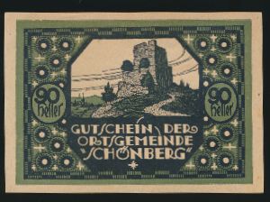 Нотгельды Австрии, 90 геллеров (1920 г.)