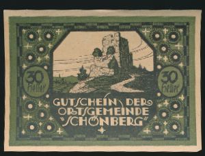 Austria Notgelds, 30 геллеров, 1920