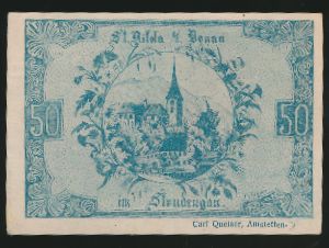 Austria Notgelds, 50 геллеров, 1920