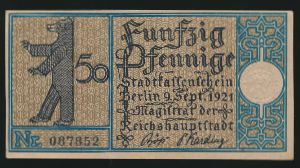 Нотгельды Германии, 50 пфеннигов (1921 г.)