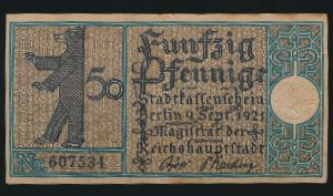Нотгельды Германии, 50 пфеннигов (1921 г.)