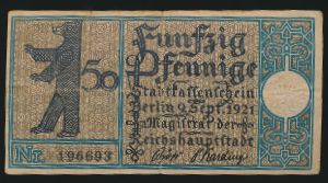 Нотгельды Германии, 50 пфеннигов (1921 г.)